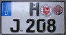 Nummernschilder / Kfz-Kennzeichen Deutschland 1994 1990er