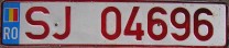 Nummernschilder / Kfz-Kennzeichen Rumänien 1992 1990er