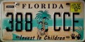 Nummernschilder / Kfz-Kennzeichen USA 1995 1990er Florida FL