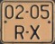 Nummernschilder / Kfz-Kennzeichen Kuba 1962 1960er