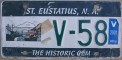 Nummernschilder / Kfz-Kennzeichen Niederländische Antillen 2000 2000er St. Eustatius