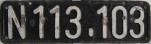 Nummernschilder / Kfz-Kennzeichen Österreich 1947 1940er