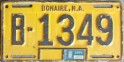 Nummernschilder / Kfz-Kennzeichen Niederländische Antillen 1971 1970er Bonaire