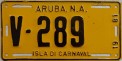 Nummernschilder / Kfz-Kennzeichen Aruba 1981 1980er Aruba