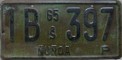 Nummernschilder / Kfz-Kennzeichen Chile 1965 1960er
