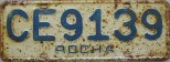 Nummernschilder / Kfz-Kennzeichen Uruguay 1992 1990er Rocha