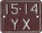 Nummernschilder / Kfz-Kennzeichen Kuba 1978 1970er