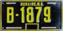 Nummernschilder / Kfz-Kennzeichen Niederländische Antillen 1969 1960er Bonaire