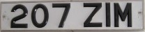 Nummernschilder / Kfz-Kennzeichen Irland, Republik 1969 1960er