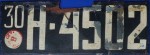 Nummernschilder / Kfz-Kennzeichen Finnland 1930 1930er