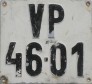 Nummernschilder / Kfz-Kennzeichen Ungarn 1958 1950er