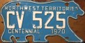 Nummernschilder / Kfz-Kennzeichen Kanada 1970 1970er Northwest Territories