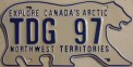 Nummernschilder / Kfz-Kennzeichen Kanada 1986 1980er Northwest Territories