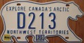 Nummernschilder / Kfz-Kennzeichen Kanada 1986 1980er Northwest Territories