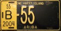Nummernschilder / Kfz-Kennzeichen Aruba 2004 2000er Aruba
