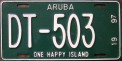 Nummernschilder / Kfz-Kennzeichen Aruba 1997 1990er Aruba