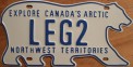 Nummernschilder / Kfz-Kennzeichen Kanada 1986 1980er Northwest Territories