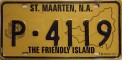 Nummernschilder / Kfz-Kennzeichen Niederländische Antillen 1999 1990er St. Maarten