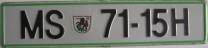 Nummernschilder / Kfz-Kennzeichen Slowenien 1992 1990er