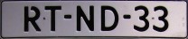 Nummernschilder / Kfz-Kennzeichen Niederlande 2000 2000er