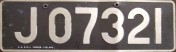 Nummernschilder / Kfz-Kennzeichen Island 1945 1940er US Naval Air Station