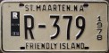Nummernschilder / Kfz-Kennzeichen Niederländische Antillen 1978 1970er St. Maarten