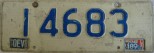Nummernschilder / Kfz-Kennzeichen Philippinen 1981 1980er