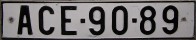 Nummernschilder / Kfz-Kennzeichen Tschechoslowakei 1960 1960er