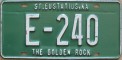 Nummernschilder / Kfz-Kennzeichen Niederländische Antillen 1971 1970er St. Eustatius