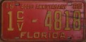 Nummernschilder / Kfz-Kennzeichen USA 1965 1960er Florida FL