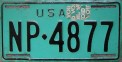Nummernschilder / Kfz-Kennzeichen Deutschland 1973 1970er US