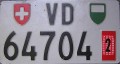 Nummernschilder / Kfz-Kennzeichen Schweiz 1992 1990er