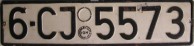 Nummernschilder / Kfz-Kennzeichen Rumänien 1968 1960er