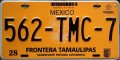 Nummernschilder / Kfz-Kennzeichen Mexiko 2004 2000er Tamaulipas Front