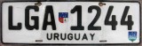 Nummernschilder / Kfz-Kennzeichen Uruguay 2004 2000er Colonia