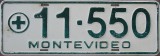 Nummernschilder / Kfz-Kennzeichen Uruguay 1992 1990er Montevideo