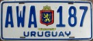 Nummernschilder / Kfz-Kennzeichen Uruguay 2000 2000er Canelones