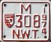 Nummernschilder / Kfz-Kennzeichen Kanada 1974 1970er Northwest Territories