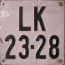 Nummernschilder / Kfz-Kennzeichen Ungarn 1958 1950er