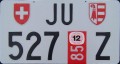 Nummernschilder / Kfz-Kennzeichen Schweiz 1982 1980er