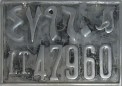 Nummernschilder / Kfz-Kennzeichen Libyen 1962 1960er