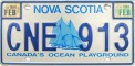 Nummernschilder / Kfz-Kennzeichen Kanada 1989 1980er Nova Scotia