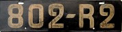 Nummernschilder / Kfz-Kennzeichen Frankreich 1904 1900er