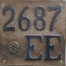 Nummernschilder / Kfz-Kennzeichen Italien 1949 1940er