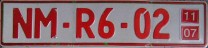 Nummernschilder / Kfz-Kennzeichen Slowenien 2004 2000er