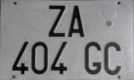 Nummernschilder / Kfz-Kennzeichen Italien 1985 1980er
