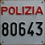 Nummernschilder / Kfz-Kennzeichen Italien 1983 1980er