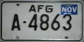 Nummernschilder / Kfz-Kennzeichen Griechenland 1979 1970er