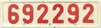 Nummernschilder / Kfz-Kennzeichen Belgien 1926 1920er
