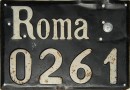 Nummernschilder / Kfz-Kennzeichen Italien 1936 1930er CD